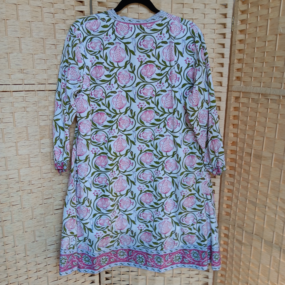 Chanel Floral Pink and Green Dress - Picture 9 of 14